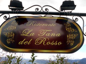 Il ristorante "La tana del Rosso"